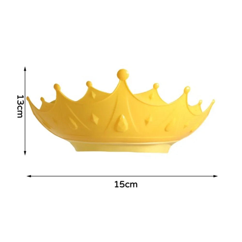 Baby Shower Cap, Adjustable Waterproof Bath Cap Visor Hat Shower Bathing Protection Soft Cap for Children Baby Kids Set of 3(Red, Blue, Yellow