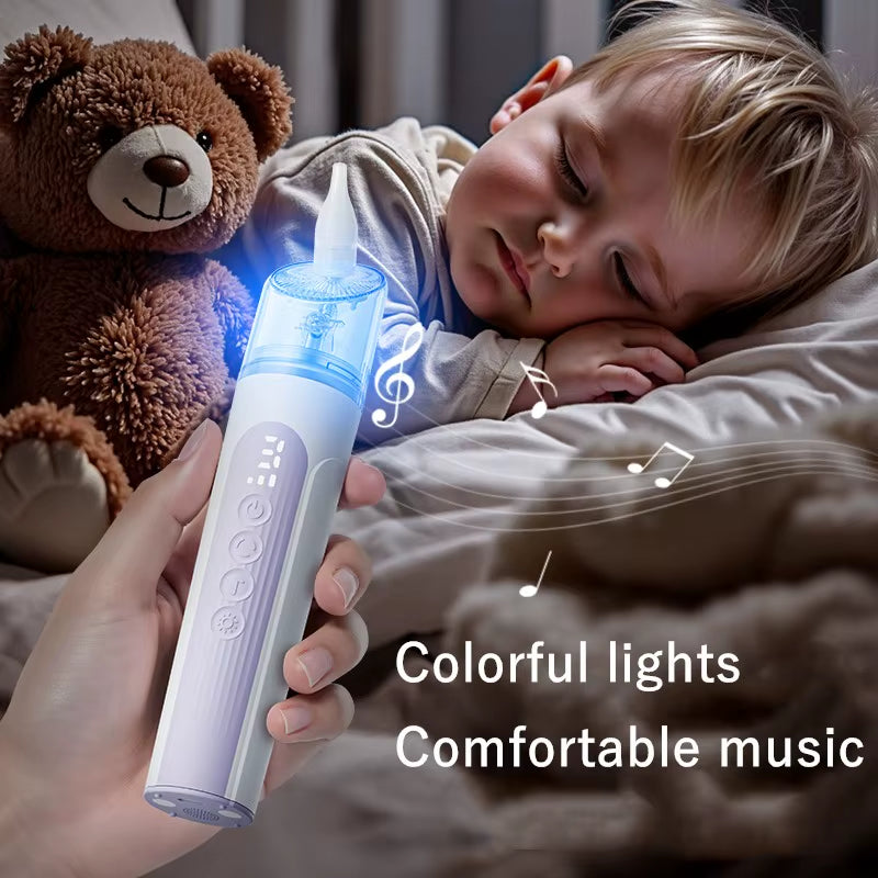 Silicone and Plastic Rechargeable Electric Nasal Aspirator Baby Nasal Vacuum Cleaner for Infant Care