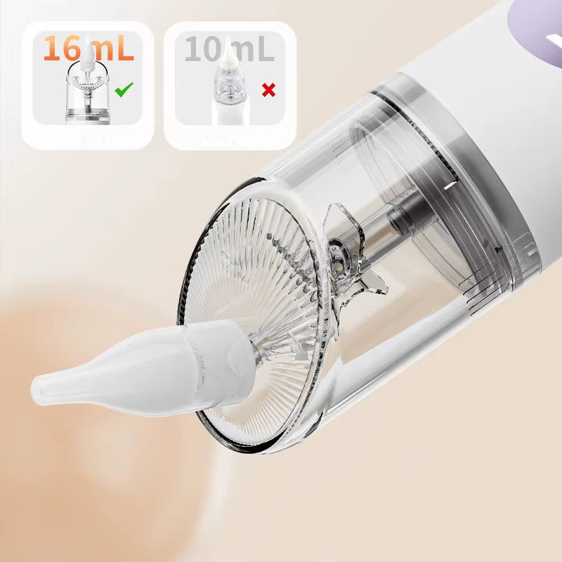 Silicone and Plastic Rechargeable Electric Nasal Aspirator Baby Nasal Vacuum Cleaner for Infant Care