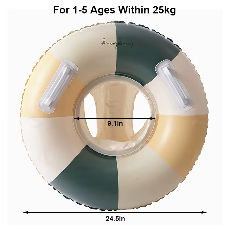 Pool Float Baby Swim Ring Tube Inflatable Swimming Seat Ring for Kid Child Swimming Circle Beach Water Play Equipment