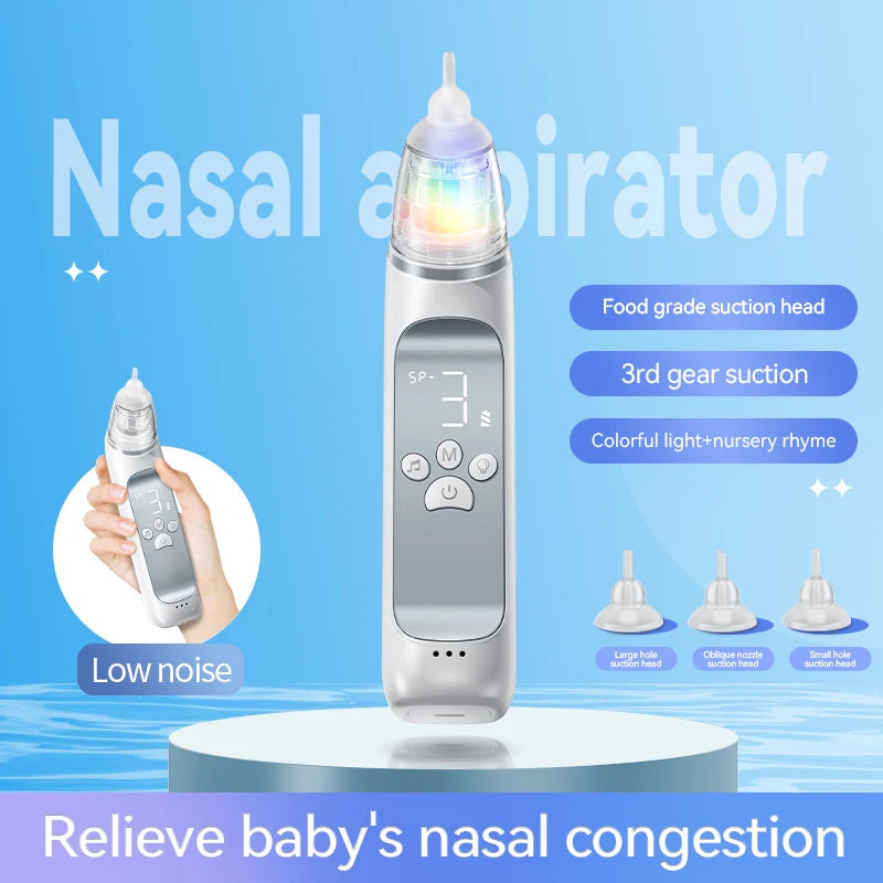 Electric Nasal Aspirator Baby Nasal Aspirator Children and Infants Clean Snot, Booger, Nasal Obstruction, Nasal Suction Machine