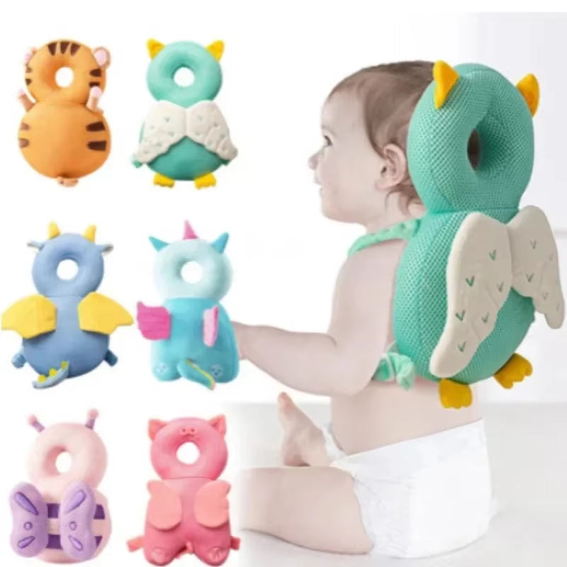 Baby Head Protector Backpack Pillows for Newborn Baby Protection Cartoon Infant Anti-Fall Pillow Toddler Baby Health