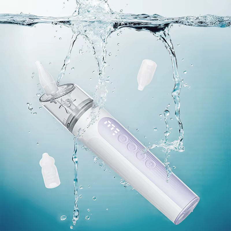 Silicone and Plastic Rechargeable Electric Nasal Aspirator Baby Nasal Vacuum Cleaner for Infant Care