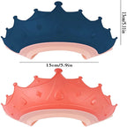 Baby Shower Cap, Adjustable Waterproof Bath Cap Visor Hat Shower Bathing Protection Soft Cap for Children Baby Kids Set of 3(Red, Blue, Yellow