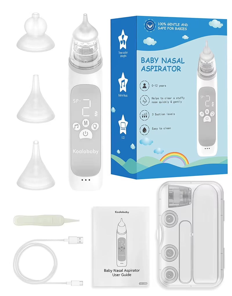 Electric Nasal Aspirator Children and Infants Clean Snot Booger Nasal Obstruction Nasal Suction Machine Baby Care Products